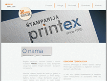 Tablet Screenshot of printex.rs